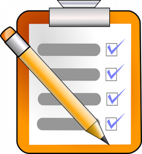 Vector image checklist
